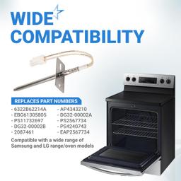 DG32-00002B Range Oven Temperature Sensor Probe thumbnail 2