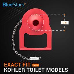 [Lifetime Warranty] 84995 & 1000490 Toilet Flapper - Compatible with Kohler Toilet - Pack of 2 thumbnail 4