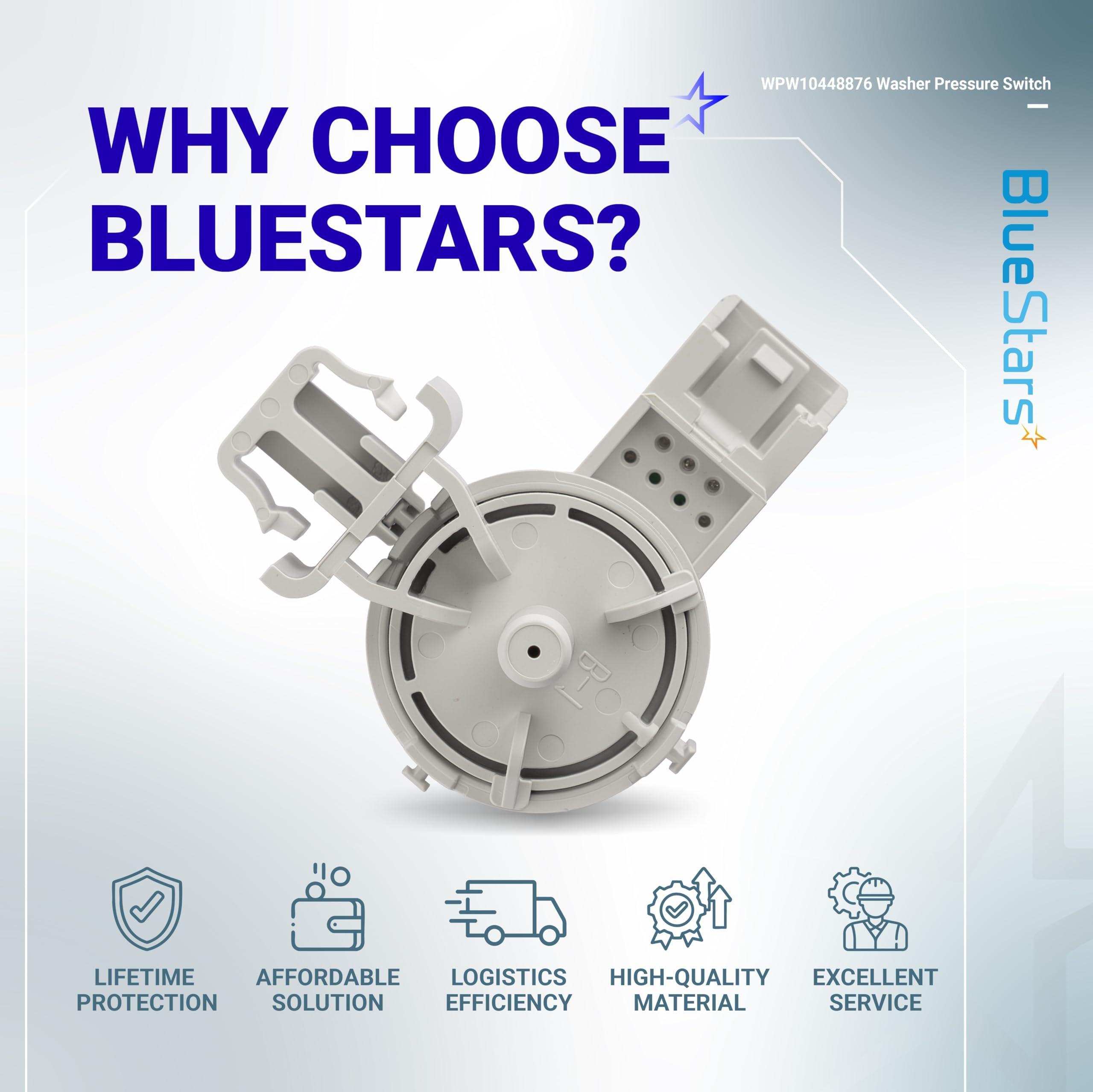 [Lifetime Warranty] WPW10448876 Washer Water Level Pressure Switch - Compatible with Whirlpool, Maytag, Amana, Kenmore Washer - W10448876 10448876 2312075 AP6021553 PS11754877 WPW10448876VP image 8