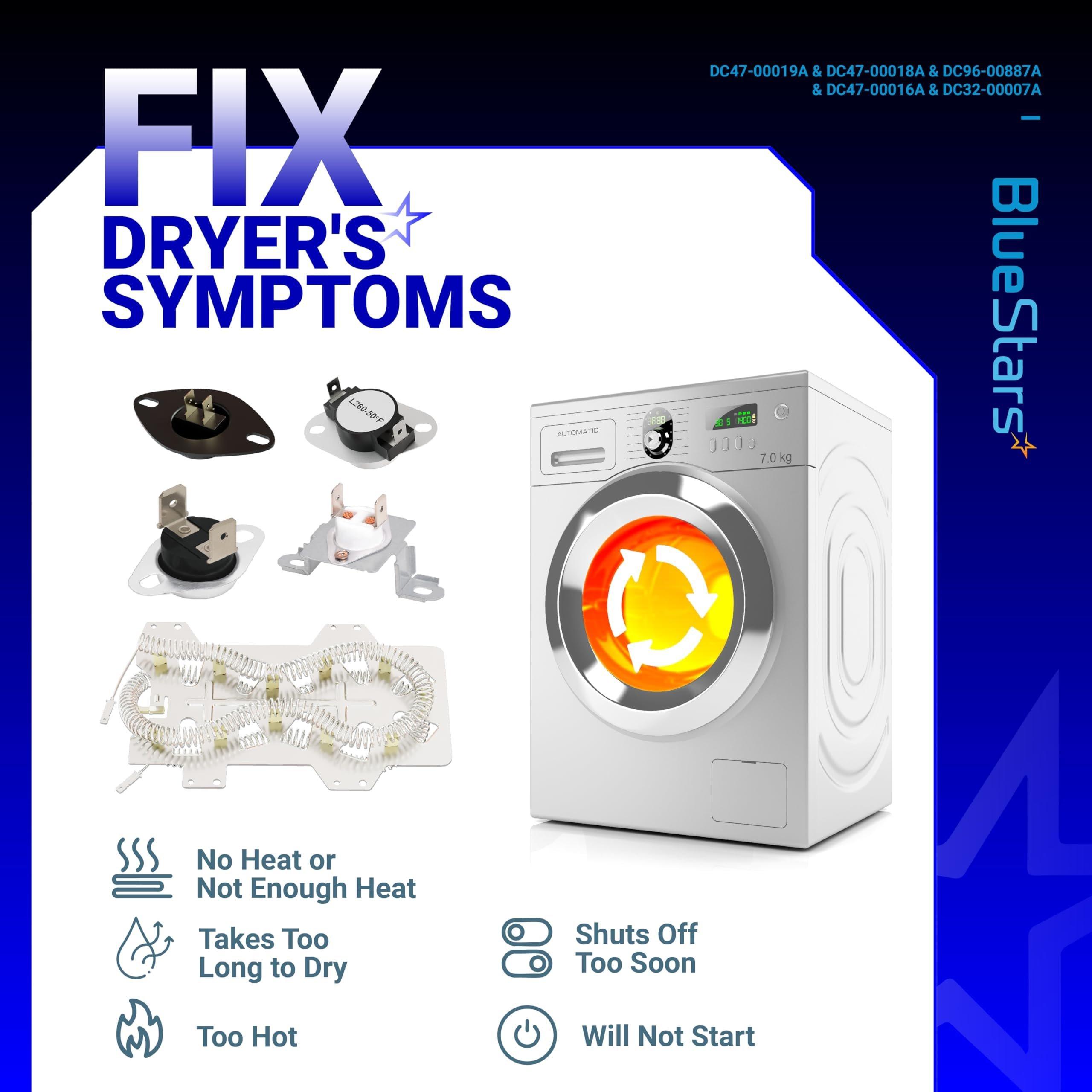 [Lifetime Warranty] Dryer Heating Element DV42H5000 DV40J3000 DV45H7000 DV400HDWR DVE50M7450 DV42H5200 DV42H5200EP DVE50R5400 DVE50R5200 DV220AEW image 7