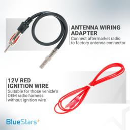 Car Radio Wiring Harness Connector - for Chevrolet 08-15 Express/07-14 Silverado/Sierra/Suburban GMC 07-14 Yukon 06-15 Savana 07-12 Cadillac Escalade thumbnail 6