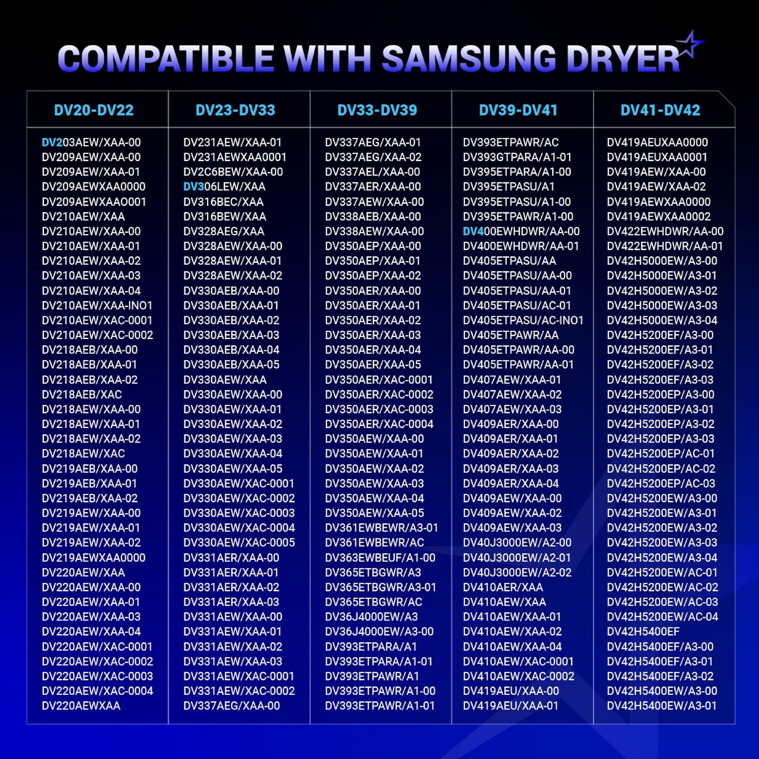[Lifetime Warranty] Dryer Heating Element DV42H5000 DV40J3000 DV45H7000 DV400HDWR DVE50M7450 DV42H5200 DV42H5200EP DVE50R5400 DVE50R5200 DV220AEW image 5
