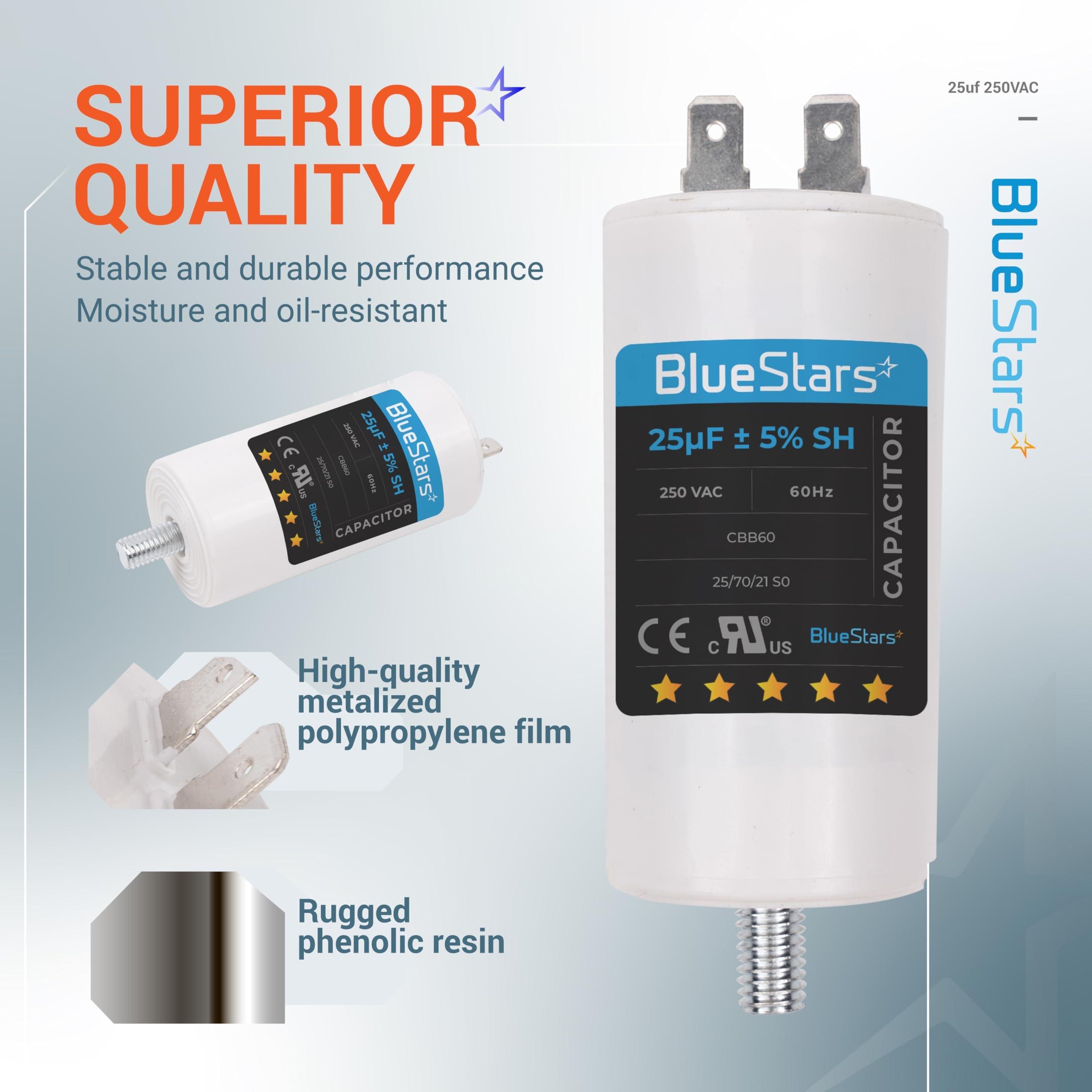 [Lifetime Warranty] 25 uF MFD 250 VAC CBB60 50/60 Hz Run Capacitor image 3