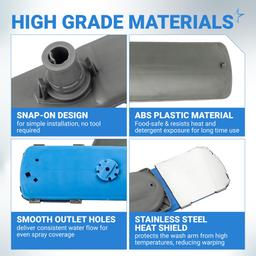 [Lifetime Warranty] 5304506660 Dishwasher Lower Spray Arm LFID2426TF5A FFID2426TS1A - Compatible with several Frigidaire Dishwashers Wash Arm Assembly - Replaces 5304496886 5304496936 AP6038456 thumbnail 4