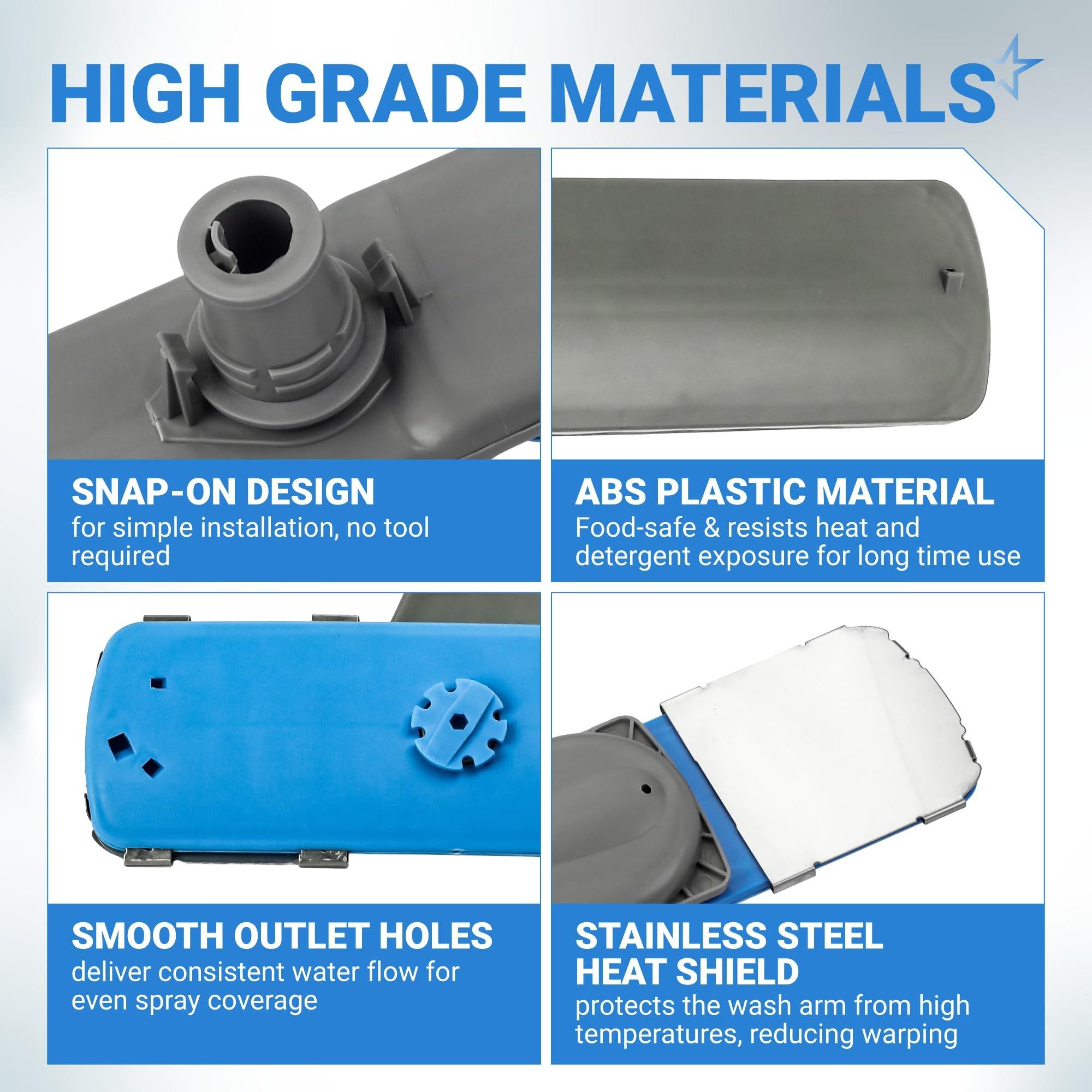 [Lifetime Warranty] 5304506660 Dishwasher Lower Spray Arm LFID2426TF5A FFID2426TS1A - Compatible with several Frigidaire Dishwashers Wash Arm Assembly - Replaces 5304496886 5304496936 AP6038456 image 4