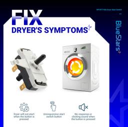 [Lifetime Warranty] 3977456 WP3977456 Dryer Start Switch for Kenmore, Whirlpool, Maytag, Amana Dryers - Replaces AP6009036, PS11742178, EAP11742178, 898073 thumbnail 5