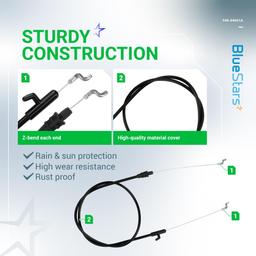 [Lifetime Warranty] 2 pcs 946-04661A Control Cable thumbnail 2