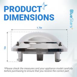 [Lifetime Warranty] DC66-00777A Washer Pulsator Cap Replacement - Compatible with Samsung Washers - Replaces 3282678 5788799 AP5788799 PS8753312 thumbnail 1