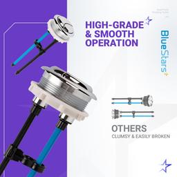 [Lifetime Warranty] 48mm/1.89in Thread Diameter Dual Push Flushing Toilet Water Tank Button thumbnail 7