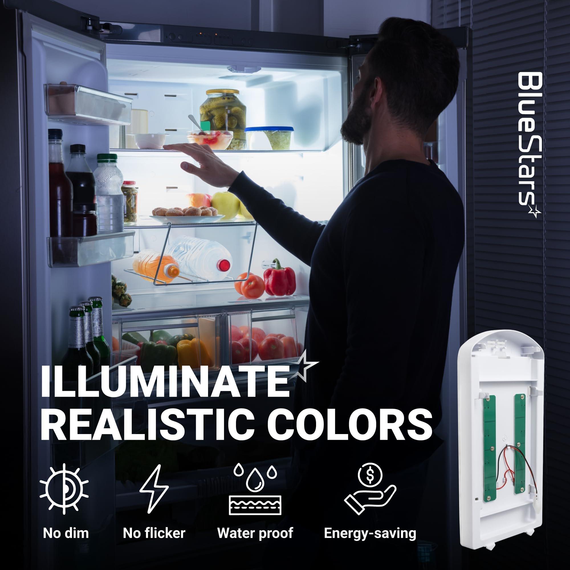 [Lifetime Warranty] W11527432 Refrigerator Light, 6000K Bright White - Compatible with Whirlpool Maytag WRX735SDH200 WRX735SDBM02 WRX735SDBM03 - Replaces W11101384 W11333374 W11387579 W11042554 image 2