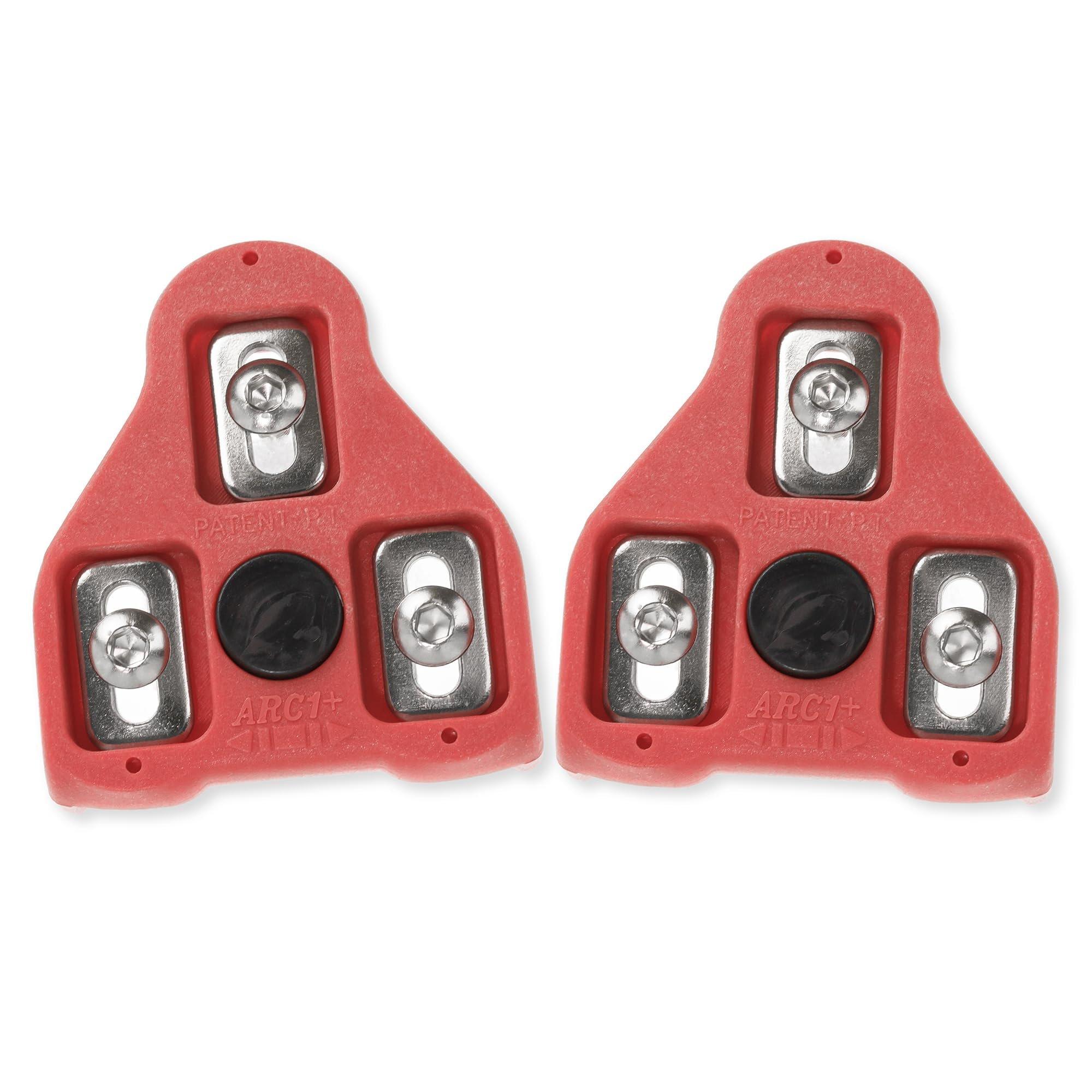 [Lifetime Warranty] Bike Cleats for Look Delta System and Peloton Bike Pedals - 9-Degree Float Cleat for Cycling Shoes - Pack of 2 image 0