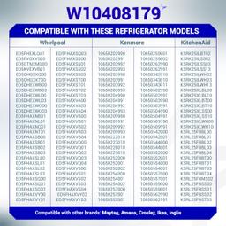 [Lifetime Warranty] W10408179 Water Inlet Valve for Refrigerator Kenmore Whirlpool KitchenAid - Replaces WPW10179146 W10155357 W10179146 WPW10179146VP W10408179 1938614 2186486 thumbnail 5