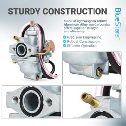 Carburetor Kit for Honda CRF50F 2004-2012 Honda Z50RD 1986, Z50R 1979-1999, Z50A 1972-1978 Mini Trail 50 Mini Bike Carb thumbnail 5