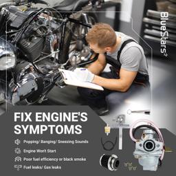 Carburetor Kit for Honda CRF50F 2004-2012 Honda Z50RD 1986, Z50R 1979-1999, Z50A 1972-1978 Mini Trail 50 Mini Bike Carb thumbnail 6