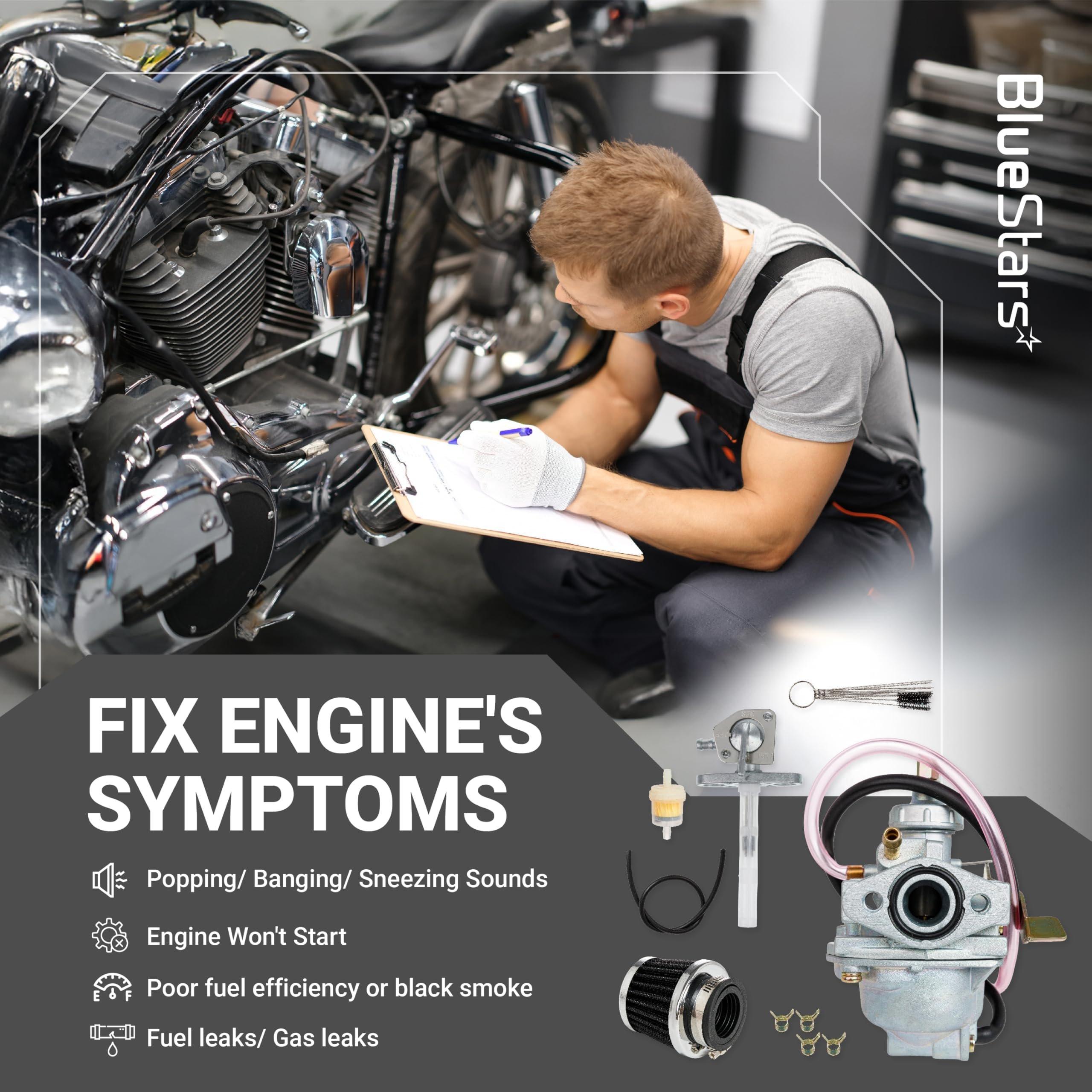 Carburetor Kit for Honda CRF50F 2004-2012 Honda Z50RD 1986, Z50R 1979-1999, Z50A 1972-1978 Mini Trail 50 Mini Bike Carb image 6