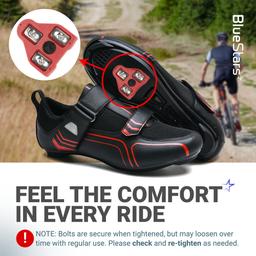 [Lifetime Warranty] Bike Cleats for Look Delta System and Peloton Bike Pedals - 9-Degree Float Cleat for Cycling Shoes - Pack of 2 thumbnail 5