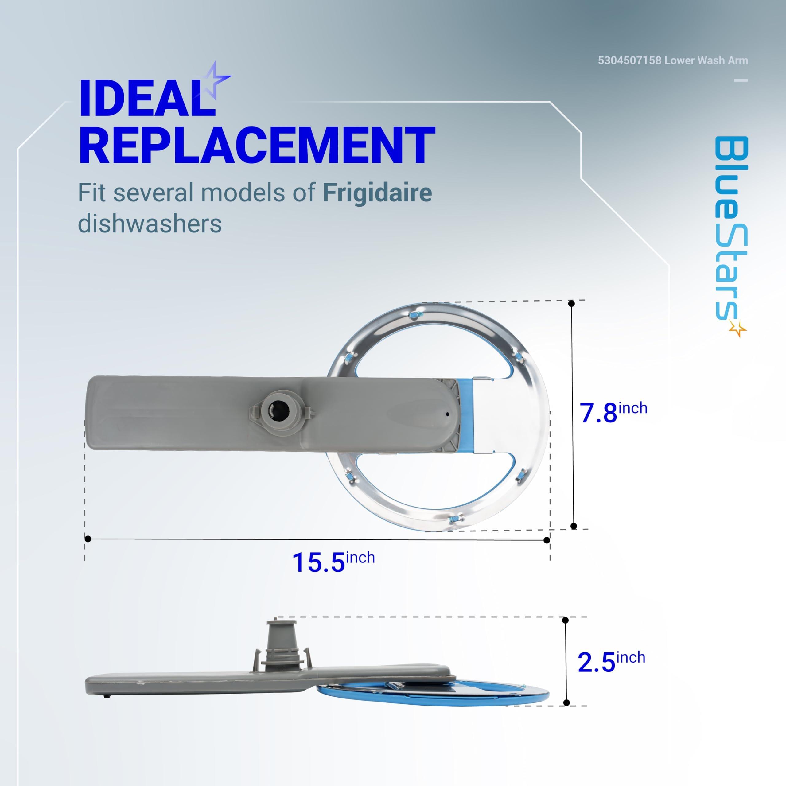 [Lifetime Warranty] 5304507158 Dishwasher Lower Wash Arm Assembly - Compatible with Several Frigidaire Dishwashers - Replaces AP6036393 154821902 5304496935 5304498139 5304507159 image 2
