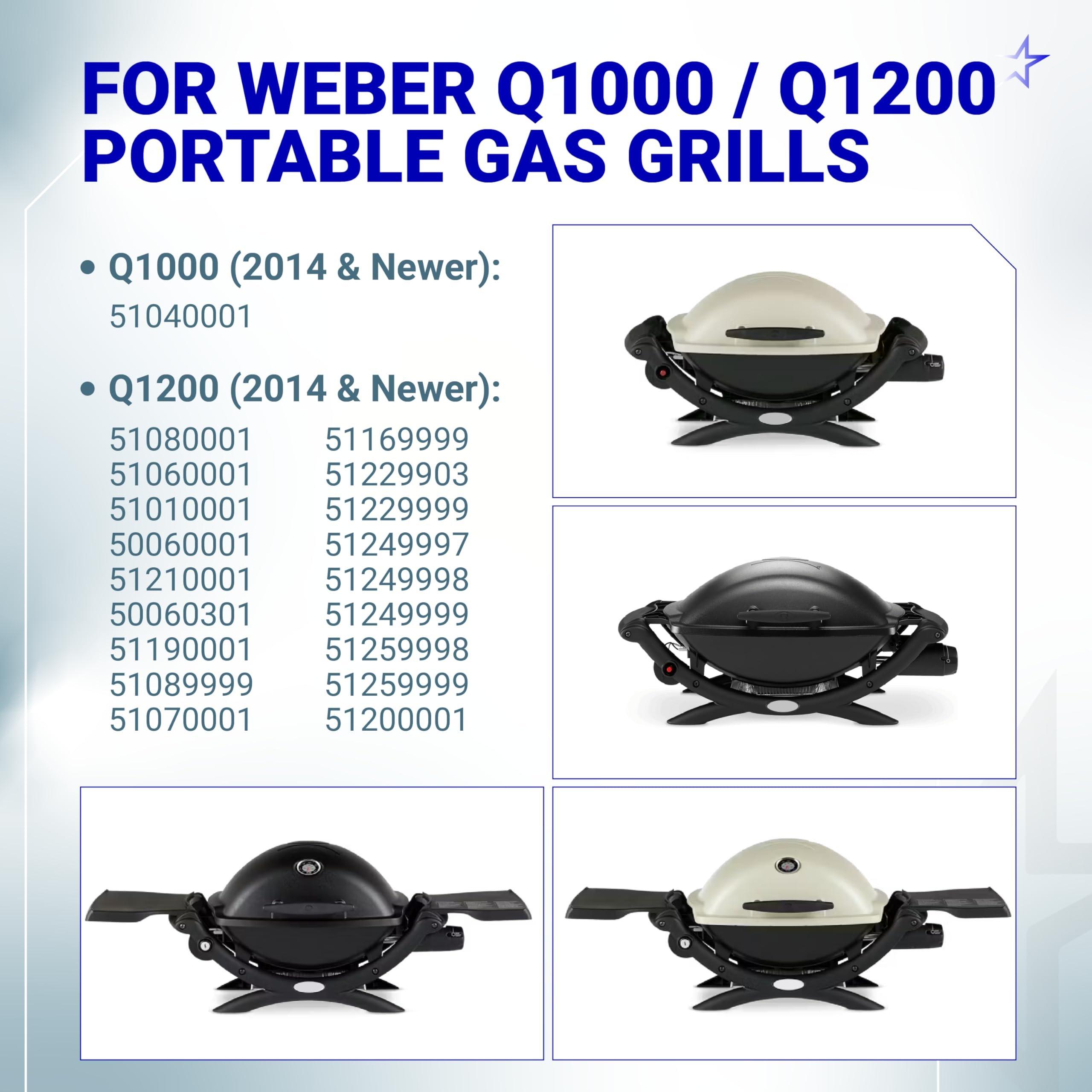 [Lifetime Warranty] [CSA Certified] 64866 Weber Gas Grill Valve Regulator - Fit Q1000 Q1200, Control Valve Regulator for Weber image 2