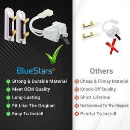 [Lifetime Warranty] 3392519 PO2 & 3406107 Dryer Thermal Fuse and Door Switch Set Replacement - Compatible with Whirlpool Kenmore Dryers - Replaces 3388651 694511 3406109 3405100 3406101 thumbnail 1