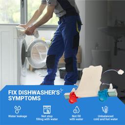 [Lifetime Warranty] W11101906 W11210463 Washer Water Inlet Valve Replacement - Compatible with Whirlpool Amana Maytag Washer - Replaces W10701461 W10883458 W10869803 W11038696 AP6329219 thumbnail 2