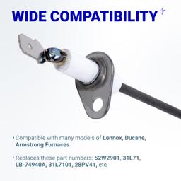 [Lifetime Warranty] 52W29 Furnace Flame Sensor - Pack of 2 thumbnail 4