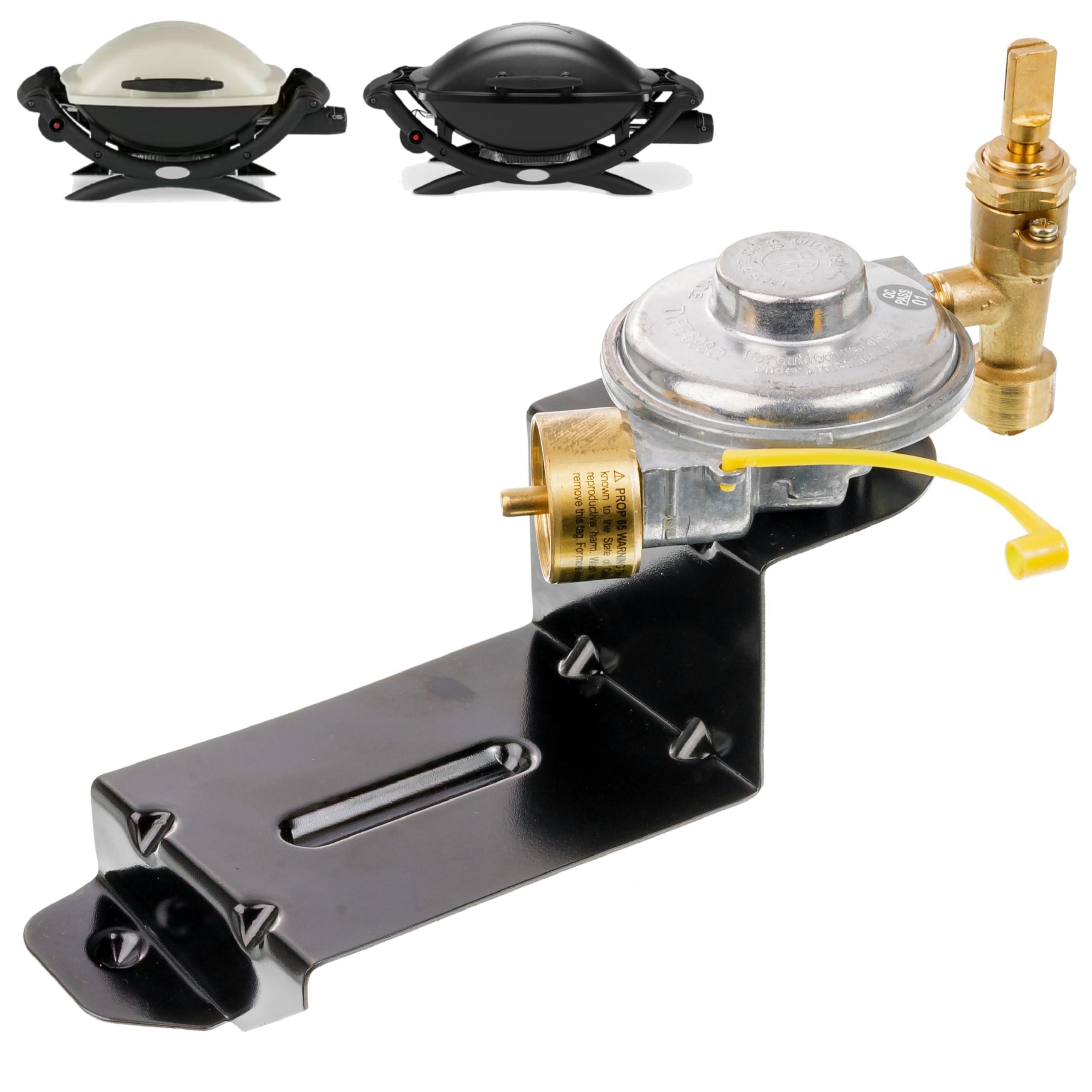 [Lifetime Warranty] [CSA Certified] 64866 Weber Gas Grill Valve Regulator - Fit Q1000 Q1200, Control Valve Regulator for Weber image 0