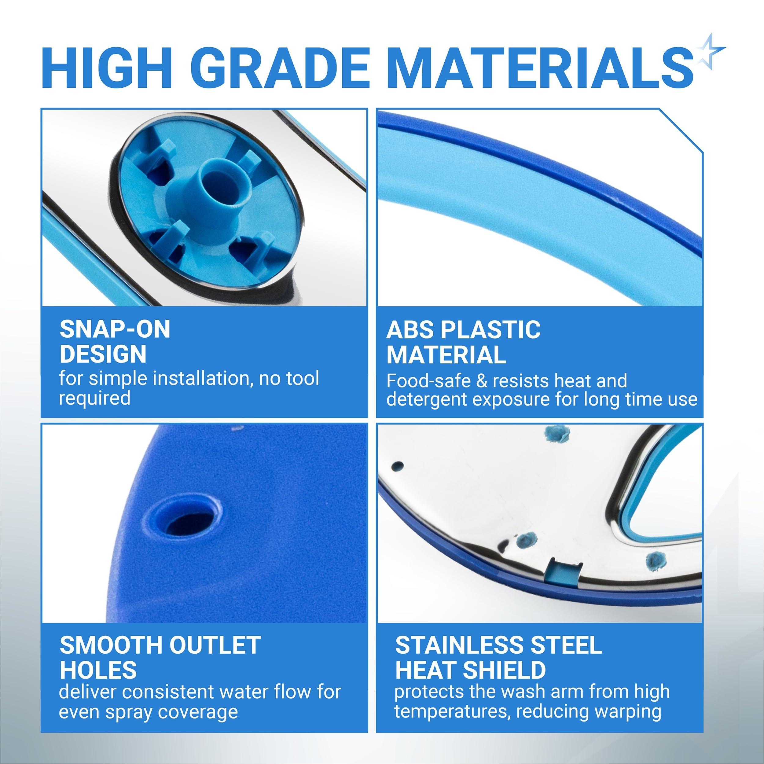 [Lifetime Warranty] 5304517982 Dishwasher Lower Spray Arm - Compatible with Frigidaire Dishwashers FGID2468UD0A FGIP2468UF0A FGID2468UD2A - Replaces AP6886145, PS12717897, EAP12717897, PD00060848 image 4