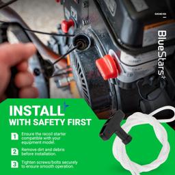 [Lifetime Warranty] GX390 Recoil Starter Handle with Rope thumbnail 6