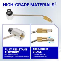 [Lifetime Warranty] 5430 Camping Stove Regulator with 6 FT Propane Adapter Hose - Connect 5lb - 20lb Large Propane Tank for Coleman Stoves & Grills, Fold N Go Stove Accessories (NOT for Roadtrip LXE Grills) thumbnail 5