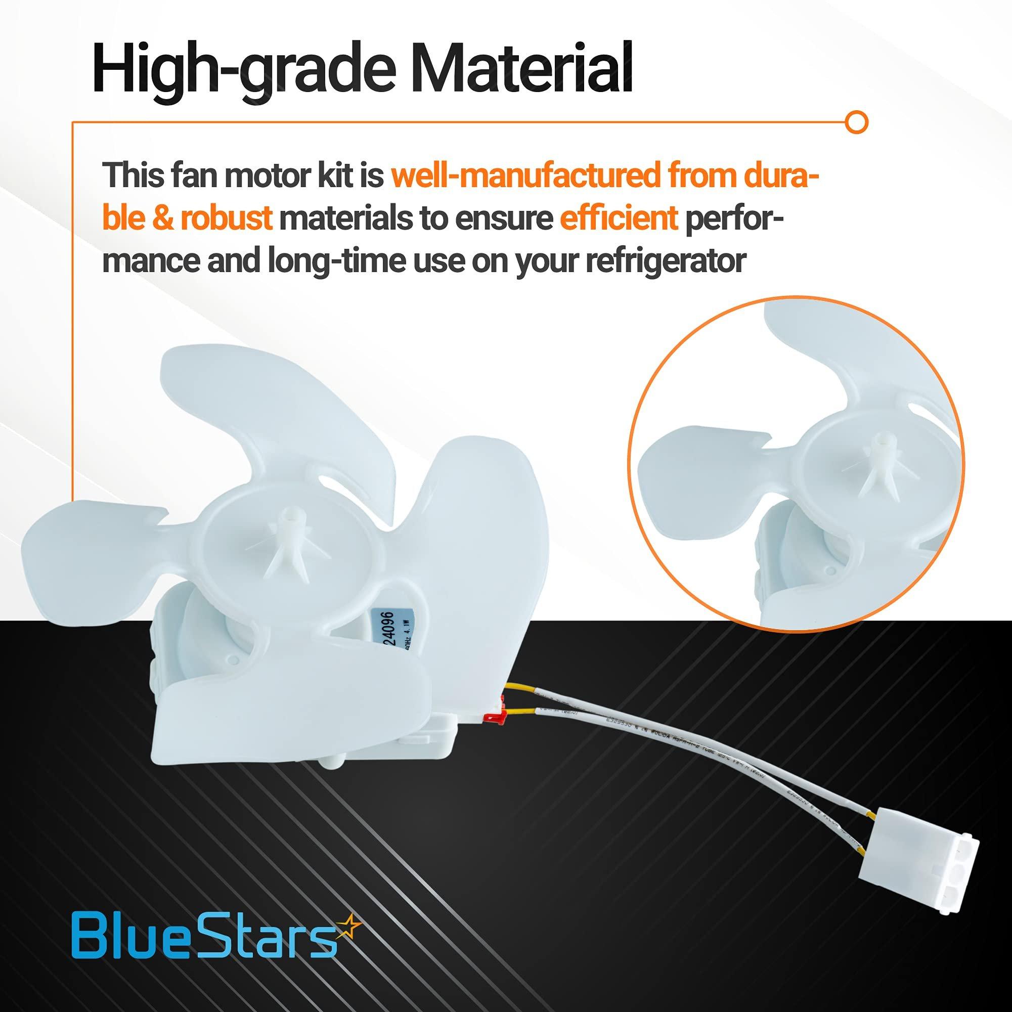 [Lifetime Warranty] W10124096 Refrigerator Condenser Fan Motor Kit - Compatible with Whirlpool, Kenmore & Maytag Refrigerators - Replaces AP4318657 2188538 2188727 2188732 2188891 image 3