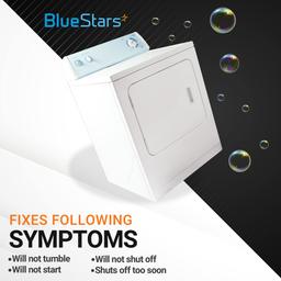 [Lifetime Warranty] 3392519 PO2 & 3406107 Dryer Thermal Fuse and Door Switch Set Replacement - Compatible with Whirlpool Kenmore Dryers - Replaces 3388651 694511 3406109 3405100 3406101 thumbnail 3