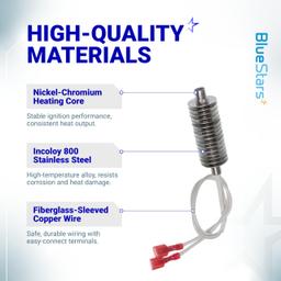 [Lifetime Warranty] Igniter 3-20-677200 16 Fins Incoloy 800 Stainless thumbnail 3