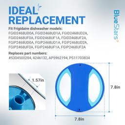 [Lifetime Warranty] 5304517982 Dishwasher Lower Spray Arm - Compatible with Frigidaire Dishwashers FGID2468UD0A FGIP2468UF0A FGID2468UD2A - Replaces AP6886145, PS12717897, EAP12717897, PD00060848 thumbnail 2