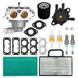 [Lifetime Warranty] 791230 Carburetor Kit - Compatible with B&S 445677 405777 406777 407777 20-25 HP 4 Cycle V-Twin Engine, J-Deere LA120 LA130 LA135 LA140 LA150 LA145 - Replaces 799230 699709 499804 MIA10632 thumbnail 0