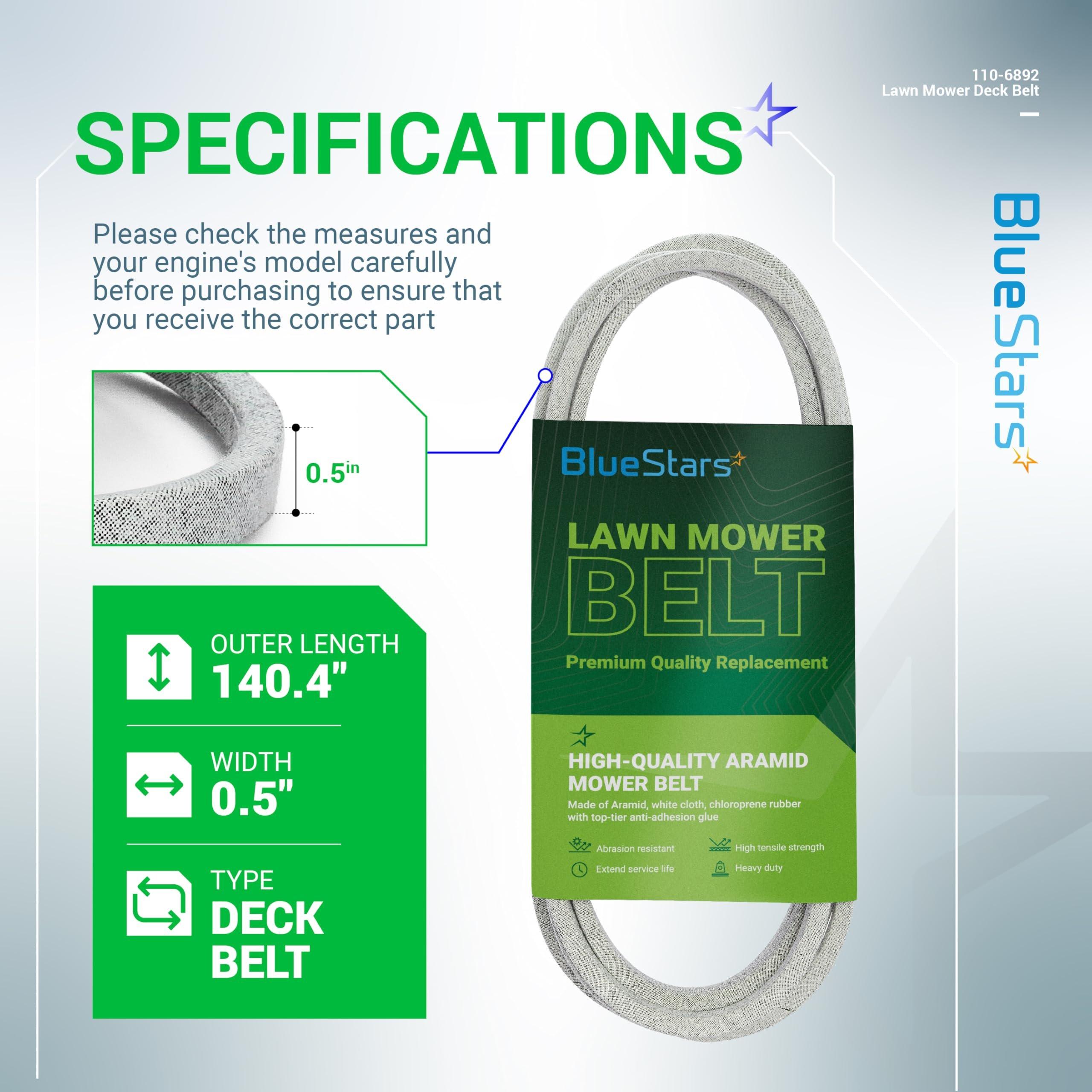[Lifetime Warranty] 110-6892 Lawn Mower Deck Belt V-Belt image 2