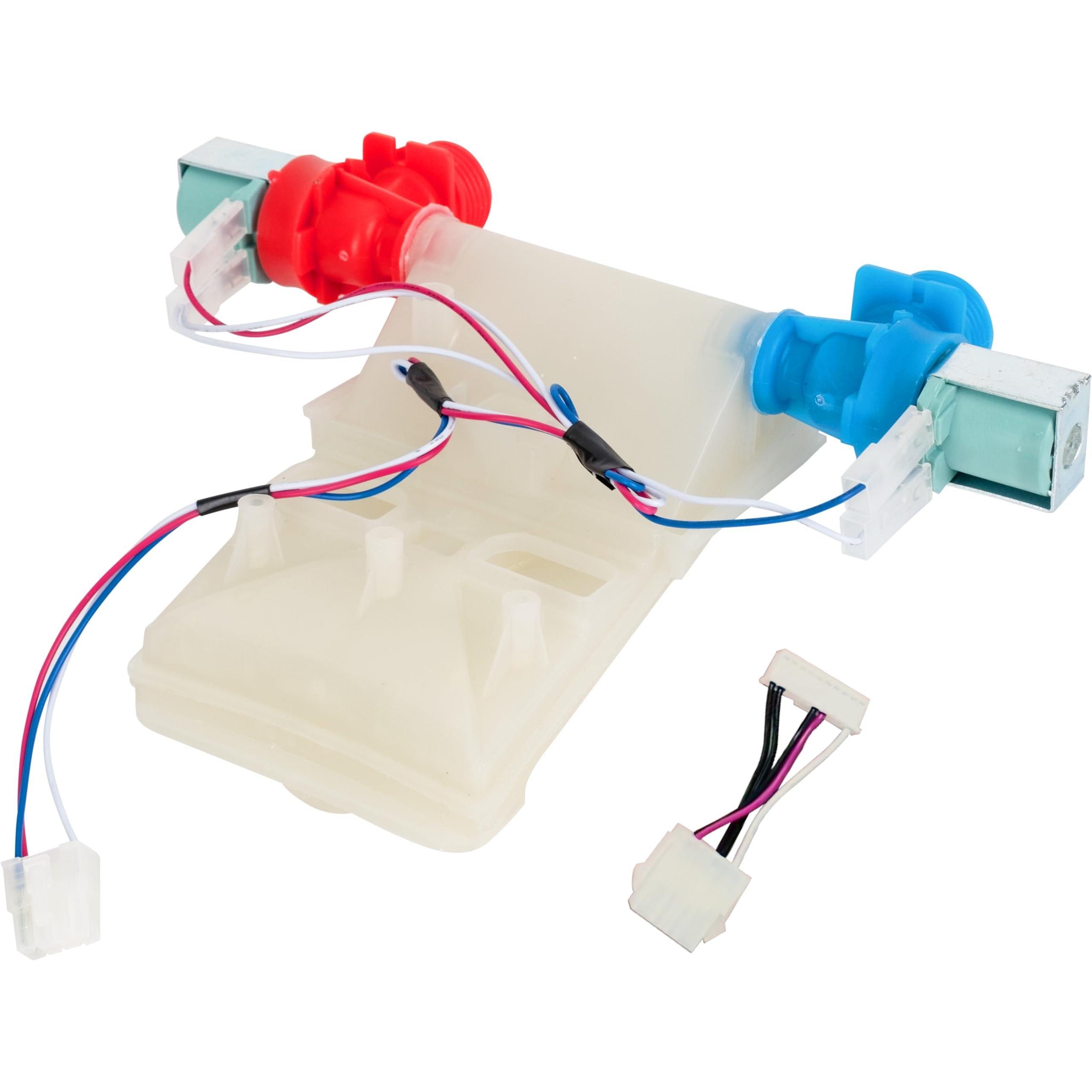 [Lifetime Warranty] W11101906 W11210463 Washer Water Inlet Valve Replacement - Compatible with Whirlpool Amana Maytag Washer - Replaces W10701461 W10883458 W10869803 W11038696 AP6329219 image 0