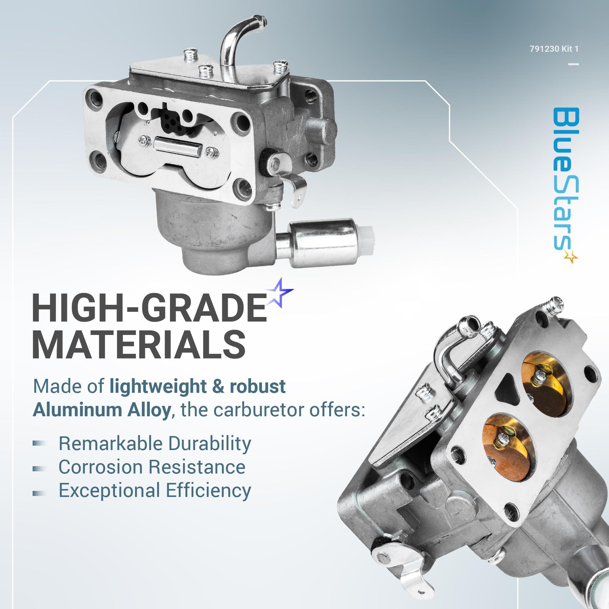 [Lifetime Warranty] 791230 Carburetor Kit - Compatible with B&S 445677 405777 406777 407777 20-25 HP 4 Cycle V-Twin Engine, J-Deere LA120 LA130 LA135 LA140 LA150 LA145 - Replaces 799230 699709 499804 MIA10632 image 3