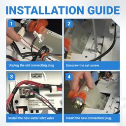 [Lifetime Warranty] W11101906 W11210463 Washer Water Inlet Valve Replacement - Compatible with Whirlpool Amana Maytag Washer - Replaces W10701461 W10883458 W10869803 W11038696 AP6329219 thumbnail 7