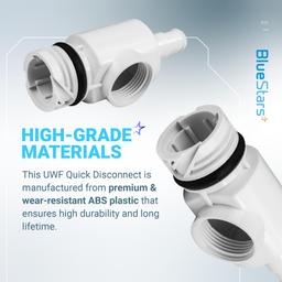 [Lifetime Warranty] D29 UWF Universal Wall Fitting Quick Disconnect - Pack of 2 thumbnail 3