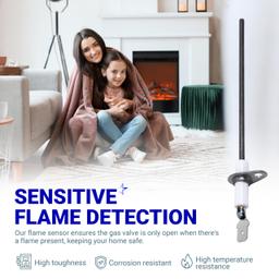 [Lifetime Warranty] 52W29 Furnace Flame Sensor - Pack of 2 thumbnail 2