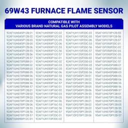 [Lifetime Warranty] 69W43 Furnace Flame Sensor - Pack of 2 thumbnail 7