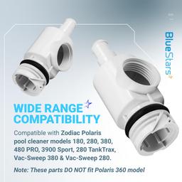 [Lifetime Warranty] D29 UWF Universal Wall Fitting Quick Disconnect - Pack of 2 thumbnail 2