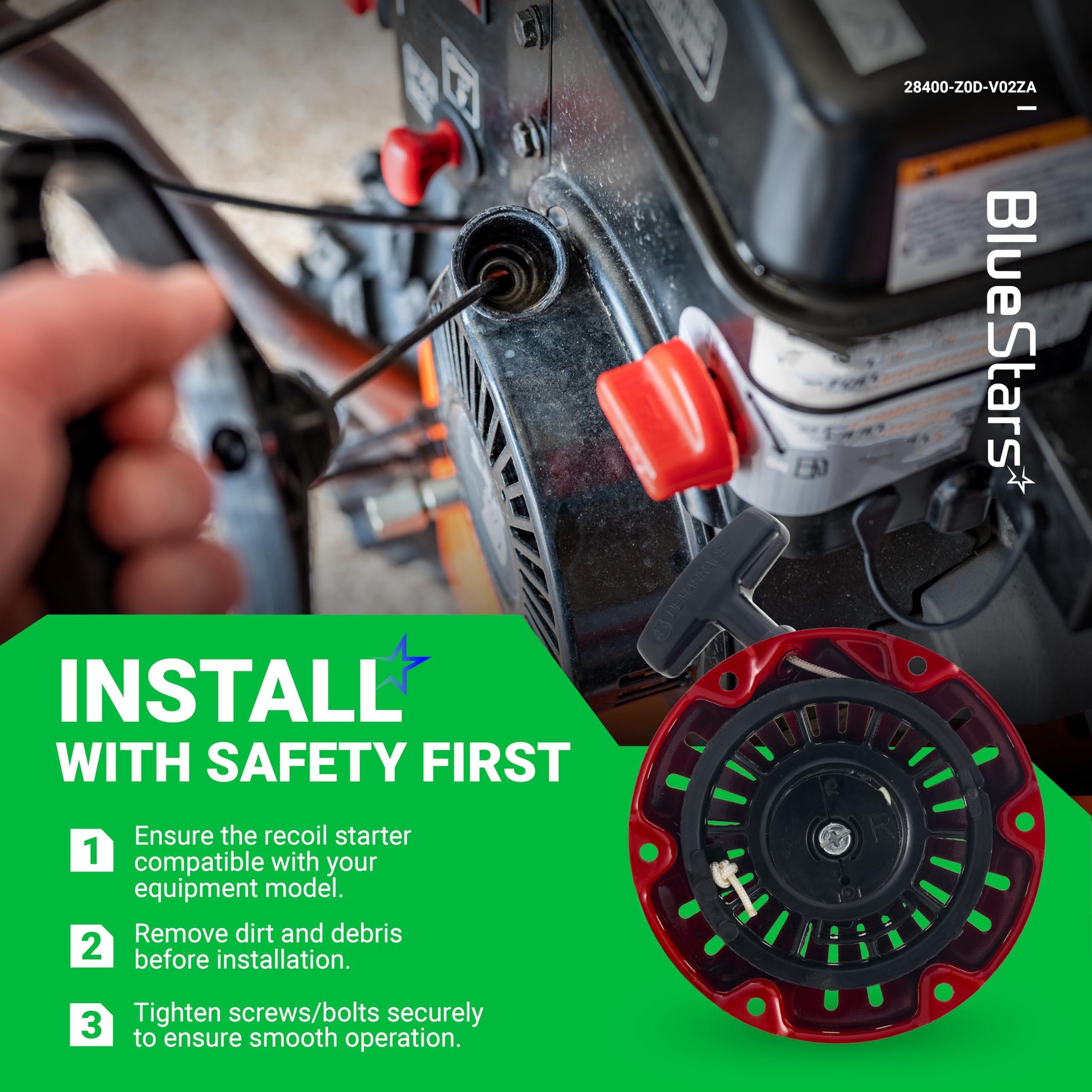 [Lifetime Warranty] Recoil Starter for Honda GX100 GX100U Rammer Engine Motor image 6