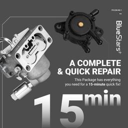 [Lifetime Warranty] 791230 Carburetor Kit - Compatible with B&S 445677 405777 406777 407777 20-25 HP 4 Cycle V-Twin Engine, J-Deere LA120 LA130 LA135 LA140 LA150 LA145 - Replaces 799230 699709 499804 MIA10632 thumbnail 5