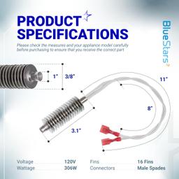 [Lifetime Warranty] Igniter 3-20-677200 16 Fins Incoloy 800 Stainless thumbnail 1