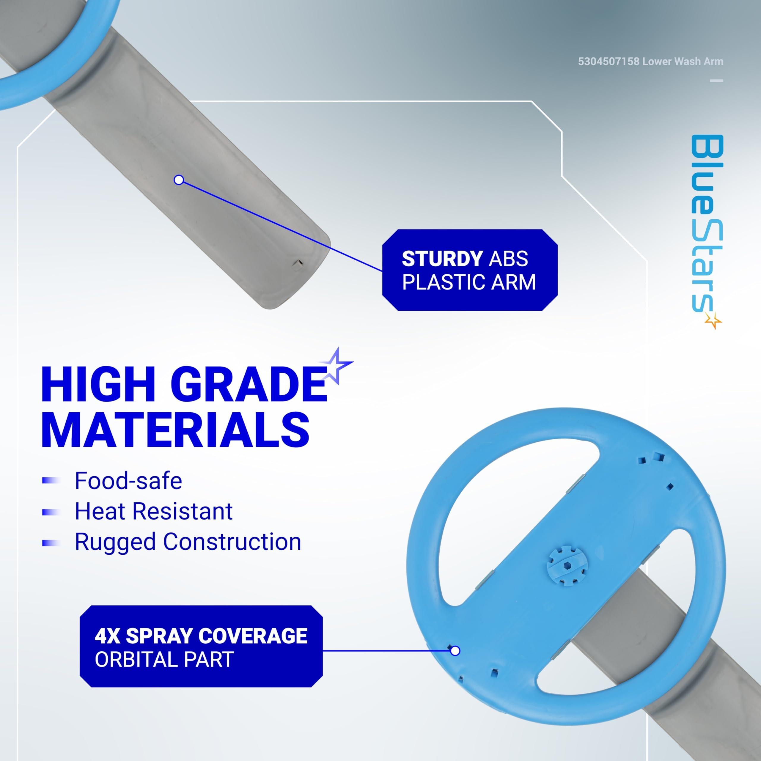 [Lifetime Warranty] 5304507158 Dishwasher Lower Wash Arm Assembly - Compatible with Several Frigidaire Dishwashers - Replaces AP6036393 154821902 5304496935 5304498139 5304507159 image 3