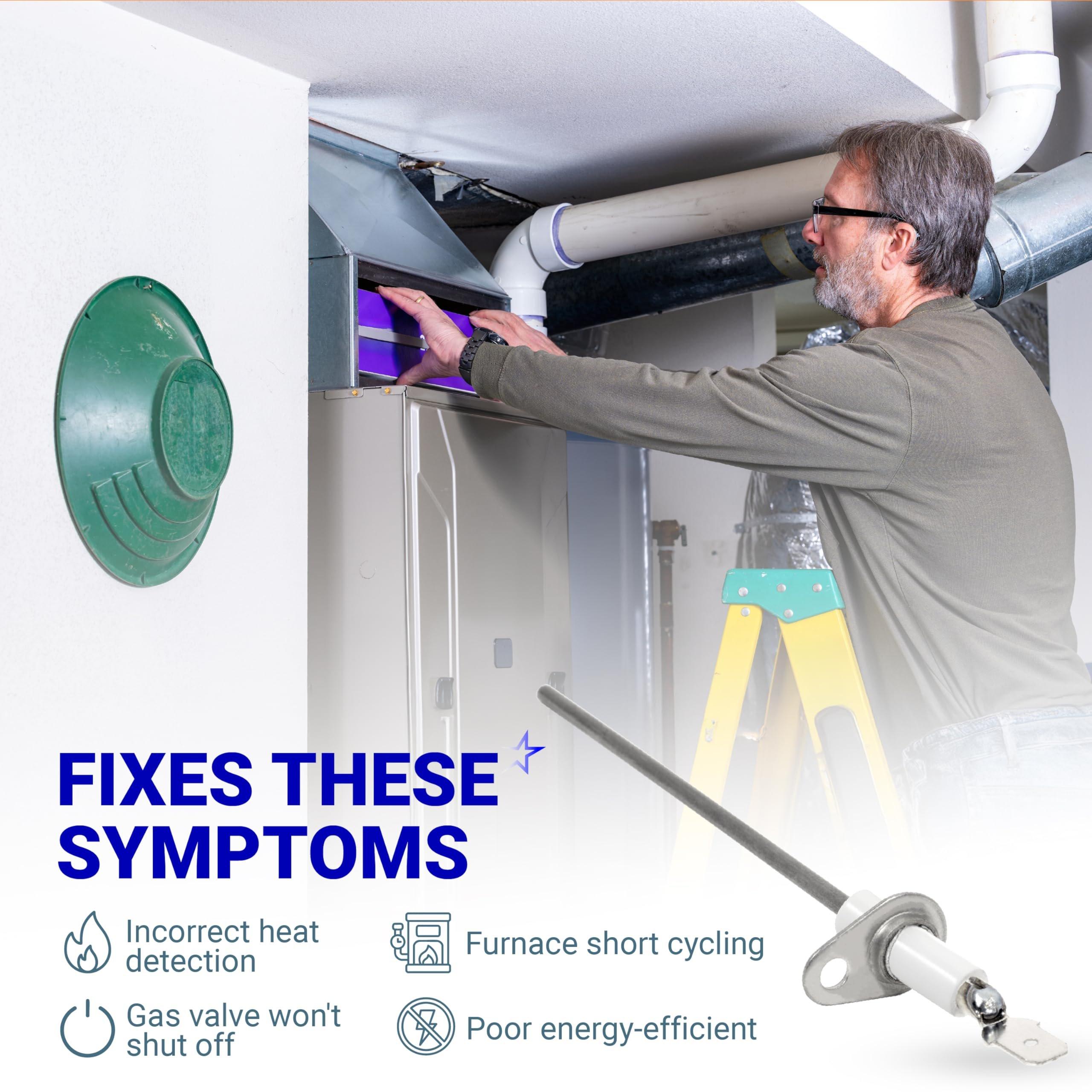 [Lifetime Warranty] 52W29 Furnace Flame Sensor - Pack of 2 image 6