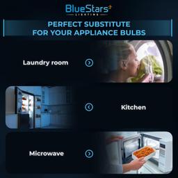 [Lifetime Warranty] WE05X20431 LED Dryer Drum Light Bulb 3.5W 120V E12 Candelabra Base 6000K Daylight for GE Whirlpool Kenmore KitchenAid - Replaces WE4M305 22002263 WP3395618 - Pack of 2 thumbnail 6