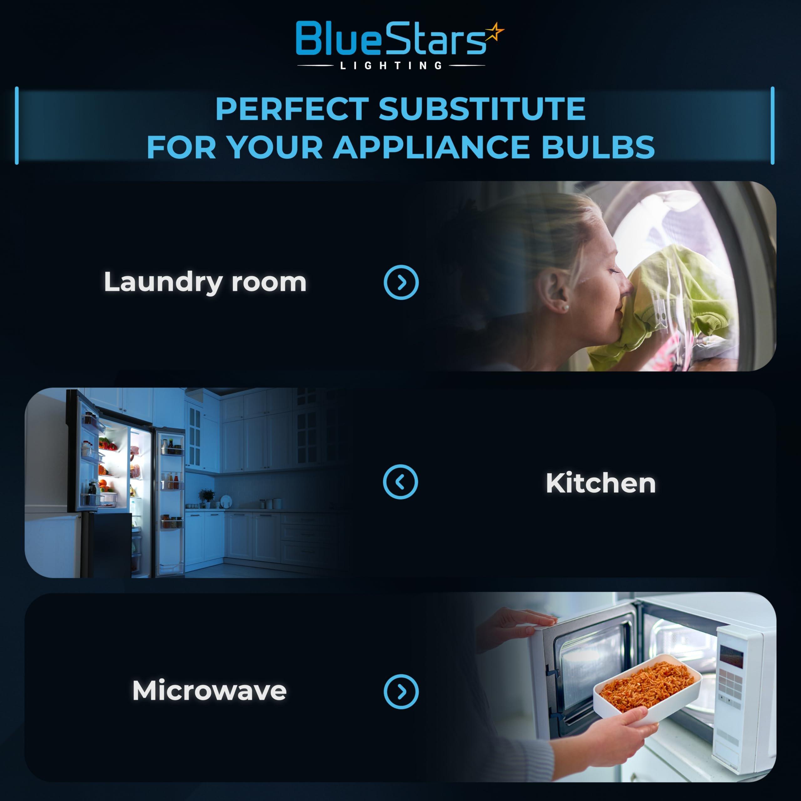 [Lifetime Warranty] WE05X20431 LED Dryer Drum Light Bulb 3.5W 120V E12 Candelabra Base 6000K Daylight for GE Whirlpool Kenmore KitchenAid - Replaces WE4M305 22002263 WP3395618 - Pack of 2 image 6