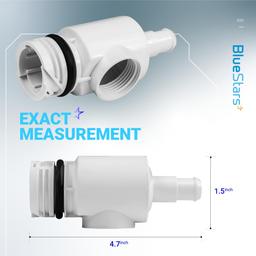 [Lifetime Warranty] D29 UWF Universal Wall Fitting Quick Disconnect thumbnail 1